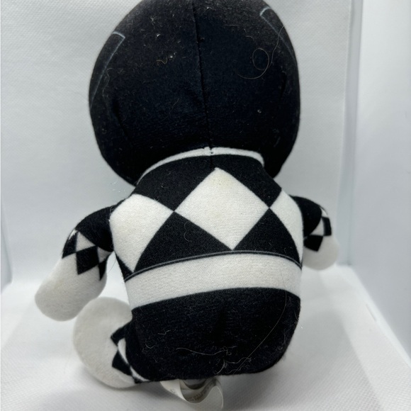 Mighty Morphin Power Rangers Plush Black/White Saban’s Hasbro 8” Tall - Picture 5 of 8